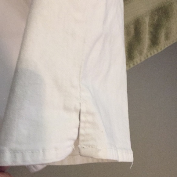 Lee Riders White Denim Capris size 18 - Picture 2 of 5